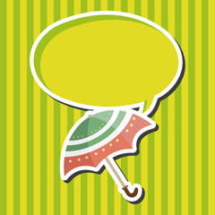 Umbrella theme elements vector,eps