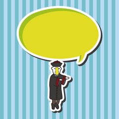 Obraz premium zombie theme elements