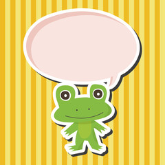 animal frog cartoon theme elements