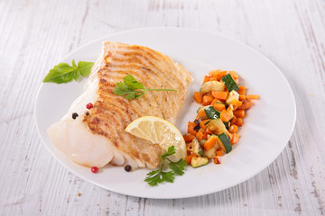 grilled fish fillet