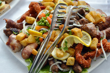 Catering food