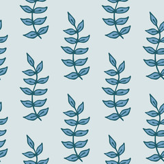Seamless pattern with leaves.