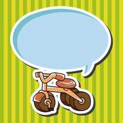 transportation bike theme elements vector,eps