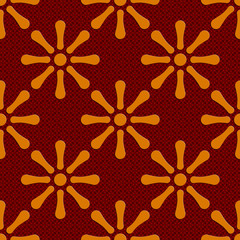 Seamless Flowers Pattern. 