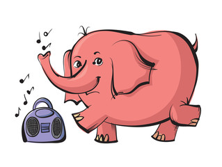 elephant dancing
