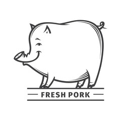 fresh pork label