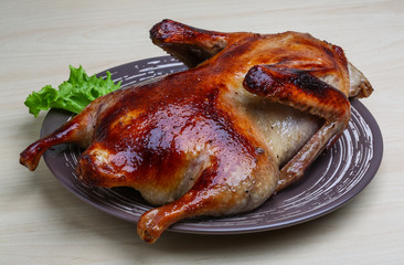 Roasted duck