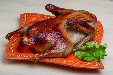 Roasted duck