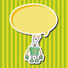 robot theme elements vector,eps