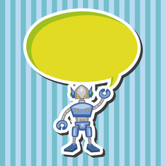 robot theme elements vector,eps