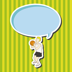 basketball player elements vector,eps