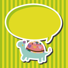 animal turtle cartoon theme elements vector,eps