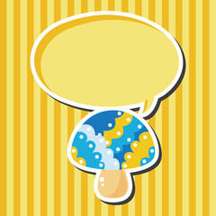 mushroom cartoon theme elements vector,eps