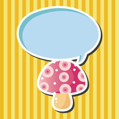 mushroom cartoon theme elements vector,eps