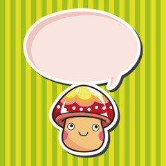 mushroom cartoon theme elements vector,eps