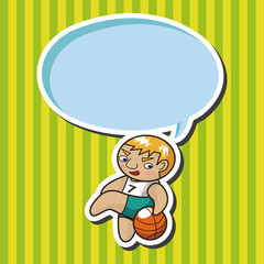 basketball player elements vector,eps