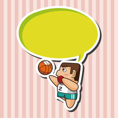basketball player elements vector,eps