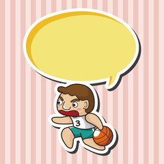 basketball player elements vector,eps