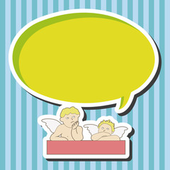 angel theme elements vector,eps