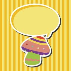 mushroom cartoon theme elements vector,eps