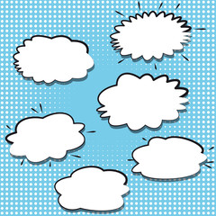 Pop-Art Sprechblasen