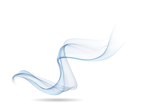 Abstract colored wave lines VECTOR.