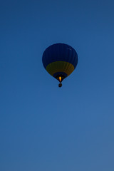 Hot air balloon in sky