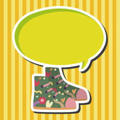 shoe style theme elements vector,eps