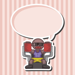 fitness exercise theme elements vector,eps