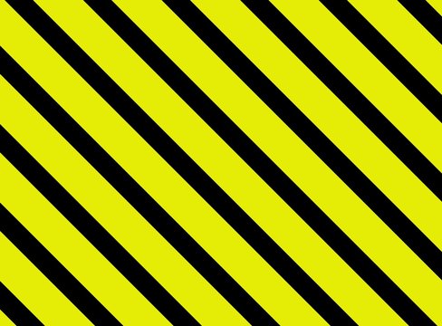Hintergrund  mit diagonalen gelben und schwarzen Streifen