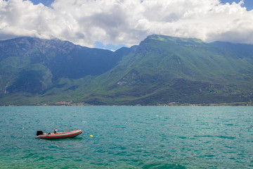 Fototapeta na wymiar Lake Garda, Italy, Europe