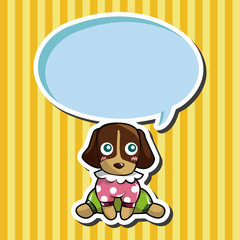 animal dog cartoon theme elements