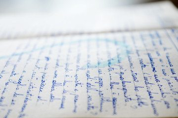 old handwritten diary