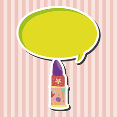 lipstick theme elements vector,eps