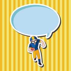 football player theme elements vector,eps