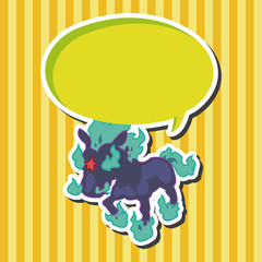 animal horse cartoon theme elements