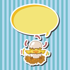 animal chicken cartoon theme elements