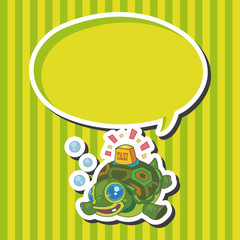animal turtle cartoon theme elements