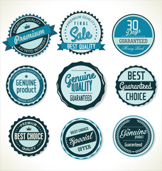 Premium, quality retro vintage labels collection