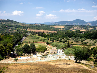 Obraz premium Saturnia natural hot spa in Tuscany, Italy