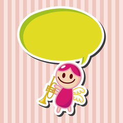 angel theme elements vector,eps