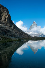 Naklejka na ściany i meble Matterhorn in the swiss alps