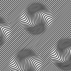 Abstract striped background - Illustration