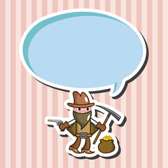 cowboy theme elements vector,eps