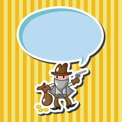 cowboy theme elements vector,eps