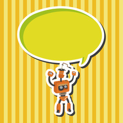 robot theme elements vector,eps