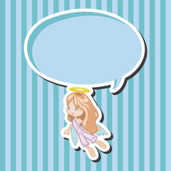 angel theme elements vector,eps