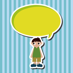 family boy character theme elements