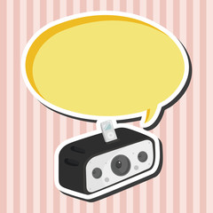 radio theme elements vector,eps