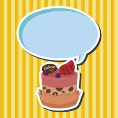 decorating cake theme elements